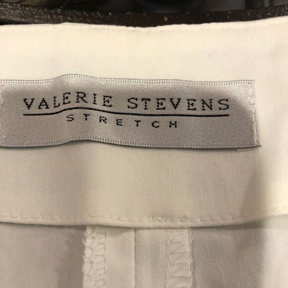 Valerie Stevens stretch off white pants slacks, size 4 - Picture 5 of 7